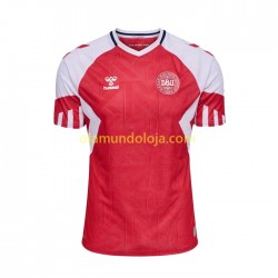 Camisola Dinamarca Homem Equipamento Primeiro 2023 Manga Curta